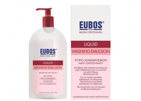 Eubos Υγρό Καθαρισμού (ροζ) 400 ml