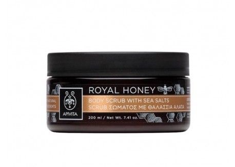 APIVITA Royal Honey Scrub Σώματος με Θαλάσσια Άλατα 250 gr