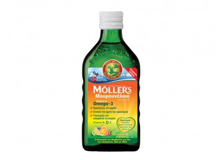 Moller's Μουρουνέλαιο Tutti Frutti 250 ml