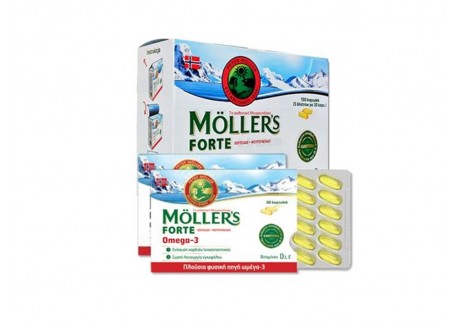 Moller's Μουρουνέλαιο Forte Omega-3 150 caps
