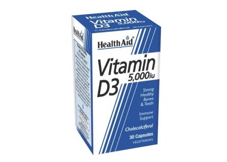 HealthAid Vitamin D3 5000 iu 30 caps