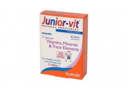 HealthAid Junior Vit με γεύση 30 tabs