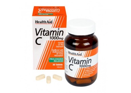 HealthAid Vitamin C 1000 mg Chewable Orange Flavour 30 tabs