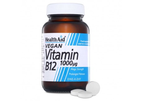 HealthAid Vitamin B12 1000μg Prolonged Release 50 tabs