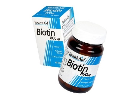 HealthAid Biotin 800 μg 30 tabs