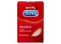 DUREX Προφυλακτικά Λεπτά Για Κορυφαία Αίσθηση Sensitive 18 τεμάχ