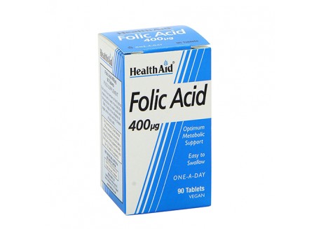 HealthAid Folic Acid 400 μg 90 tabs