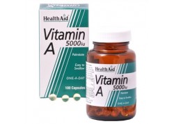 HealthAid Vitamin A 5000 iu 100 caps
