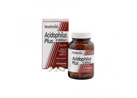 HealthAid Acidophilus Plus 4 Billion 60 caps