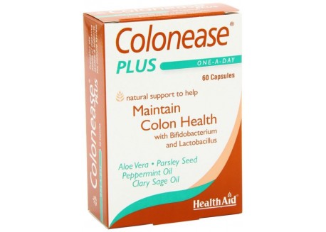 HealthAid Colonease (Peppermint & Aloe Vera Plus) 60 caps