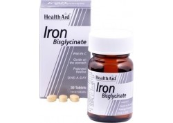 HealthAid Iron Bisglycinate (with Vitamin C) 30 tabs
