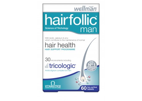 VITABIOTICS Wellman Hairfollic 60 tabs