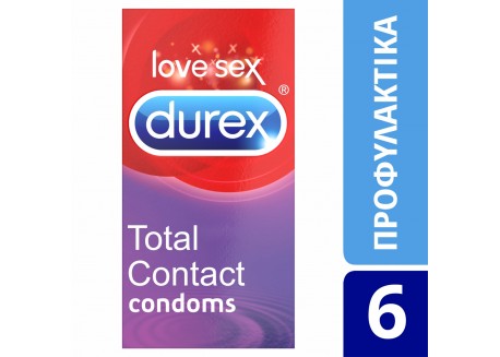 Durex Total Contact 6 τεμάχια