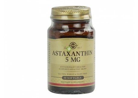 Solgar Astaxanthin 5 mg softgels 30s