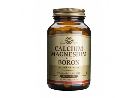 Solgar Calcium Magnesium + Boron tabs 100s