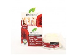 dr.organic Night Cream με έλαιο Τριαντάφυλλου 50 ml