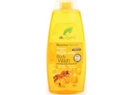 dr.organic Body Wash με βασιλικό πολτό 250 ml