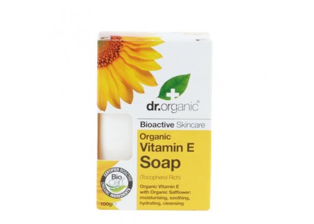 dr.organic Soap με βιταμίνη Ε 100 gr