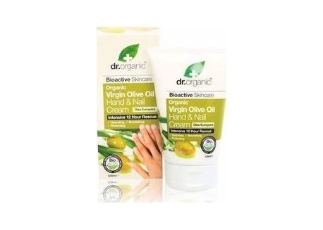 dr.organic Hand & Nail Cream με Λάδι Ελιάς 125 ml