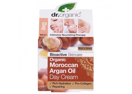 dr.organic Day Cream με βιολογικό έλαιο αργκάν 50 ml