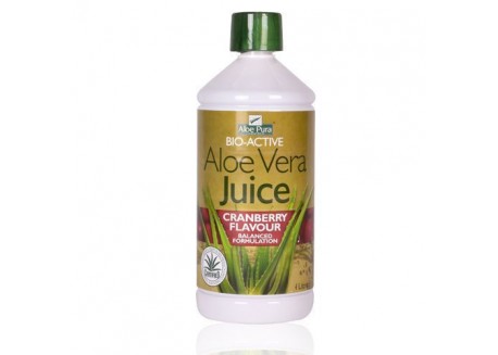 Optima Aloe Vera Juice cranberry 1 Lt