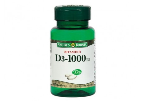NATURE'S BOUNTY Βιταμίνη D3 1000 IU 100 tabs
