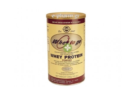 Solgar Whey To Go Protein Vanilla powder 340 gr