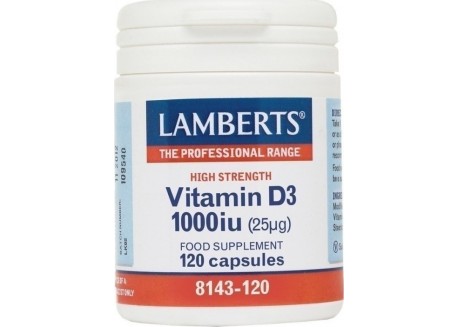 Lamberts Vitamin D3 1000 IU 120 caps