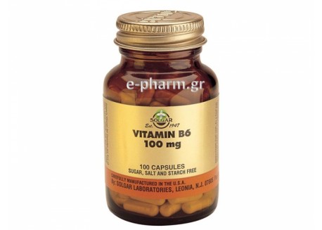 Solgar Vitamin B-6 100 mg veg.caps 100s