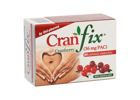 Uni-Pharma Cran Fix 60 μαλακές κάψουλες