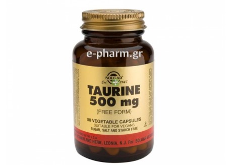 Solgar Taurine 500 mg veg.caps 50s