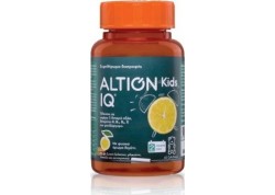 ALTION Kids IQ μασώμενες πολυβιταμίνες 60 ζελεδάκια με φυσικό άρωμα λεμόνι
