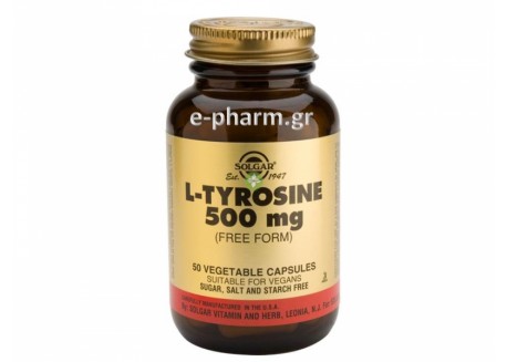 Solgar L-Tyrosine 500 mg veg.caps 50s