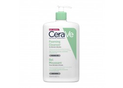 CeraVe Foaming Cleanser Gel κανονικές έως λιπαρές επιδερμίδες 1 L