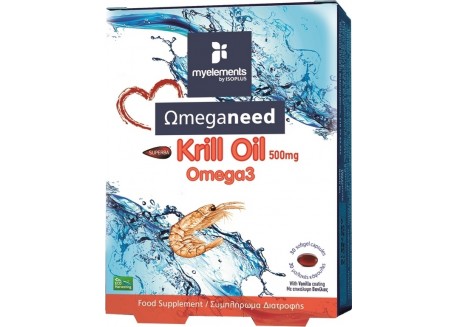 Myelements Krill Omega-3 500 mg 30 softgels