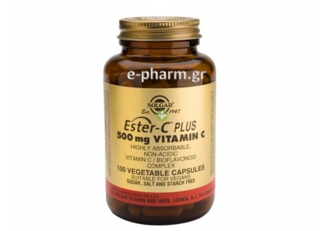Solgar ESTER-C 500 mg veg. caps 100s