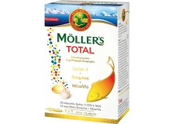 Moller's Total Ωμέγα 3, Βιταμίνες & Μέταλλα 28 caps + 28 tabs