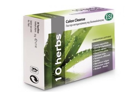 ESI Colon Cleanse 10 Herbs 30 tabs