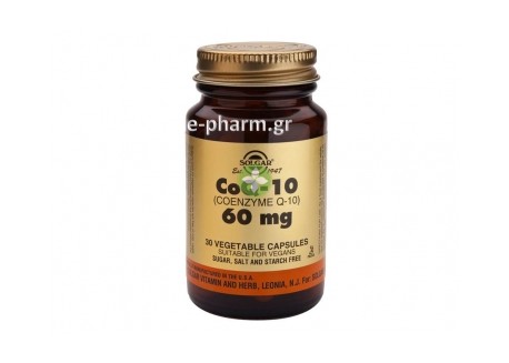 Solgar Coenzyme  Q-10  60 mg veg.caps 30s
