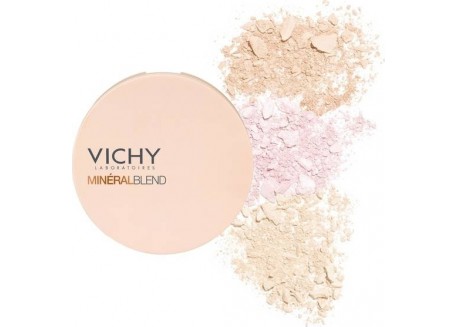VICHY Mineral Blend Powder light Τρίχρωμη Πούδρα για Φυσική Λάμψη 9g