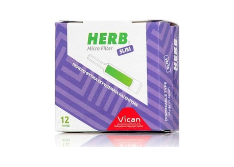 Vican Herb Micro Filter για Slim 12 τεμ.