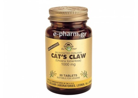 Solgar Cat's Claw 30 tabs