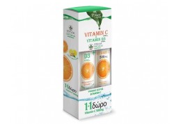 POWER HEALTH Vitamin C 1000 mg & D3 1000iu 24 + 20 αναβράζοντα δισκία