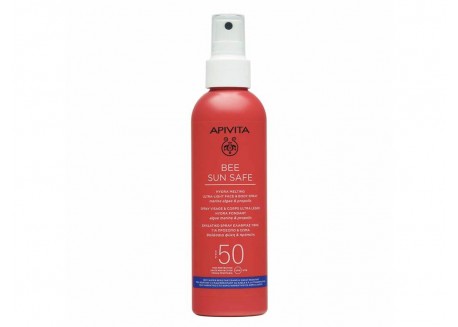 APIVITA Ενυδατικό Spray ελαφριάς υφής για πρόσωπο & σώμα SPF 50, 200 ml