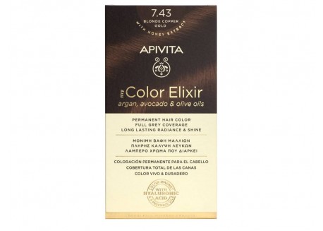 APIVITA My Color Elixir 7.43 Ξανθό Χάλκινο Μελί 50 ml & 75 ml