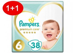 Pampers Premium Care N.6 38 τμχ Jumbo