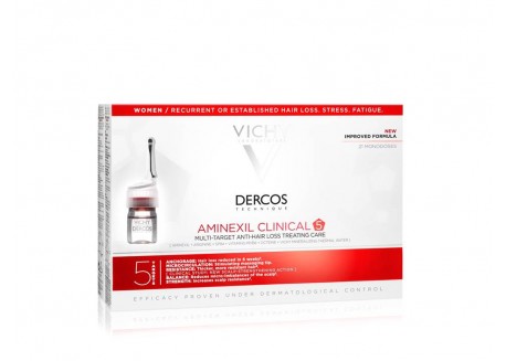 Vichy Dercos Aminexil Clinical 5 για τη γυναίκα 21 x 6 ml